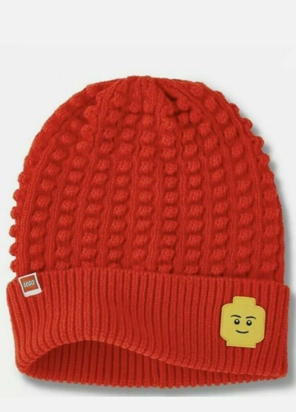 Adult LEGO Minifigure Patch Beanie Hat - LEGO® Collection x Target Red